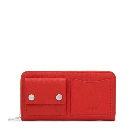 Billetera TOUS Audree Pockets Roja Mediana 2002360617