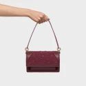 Bolso bandolera TOUS Audree Strass Burdeos Pequeño 2002358521