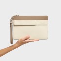 Clutch TOUS Audree Saffiano Beige y Arena 2002360901