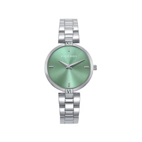 Reloj Viceroy Chic Plateado y Verde Analógico Mujer...