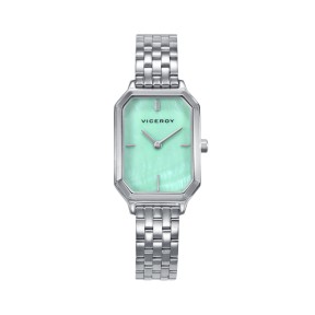 Reloj Viceroy Chic Plateado y Verde Analógico Mujer...