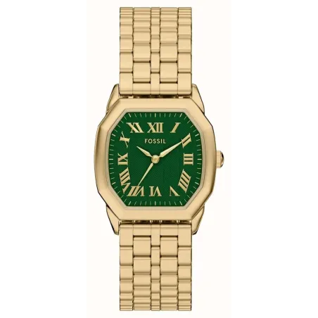 Reloj Fossil Harlow Dorado y Verde Analógico Mujer ES5451