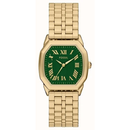 Reloj Fossil Harlow Dorado y Verde Analógico Mujer ES5451