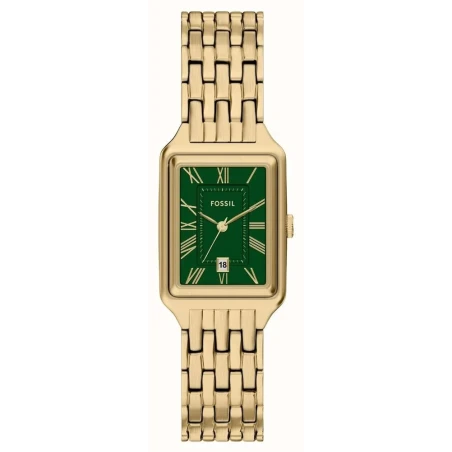 Reloj Fossil Raquel Dorado y Verde Analógico Mujer ES5452
