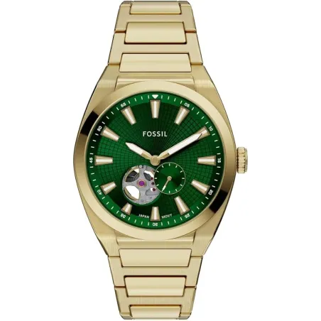 Reloj Fossil Everett Dorado y Verde Automático Hombre ME3276