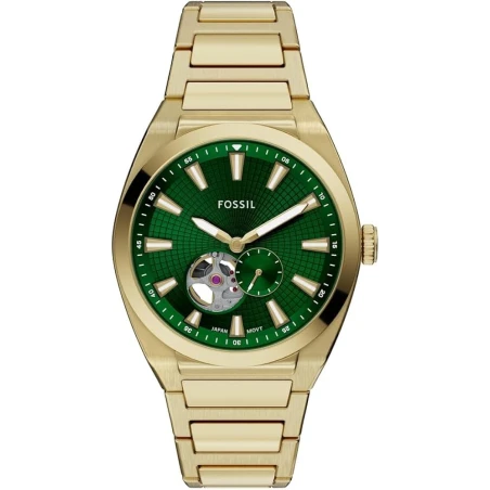 Reloj Fossil Everett Dorado y Verde Automático Hombre ME3276