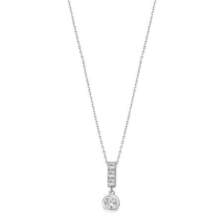 Collar Lotus Silver Plata y Circonitas Blancas LP3083-1/1