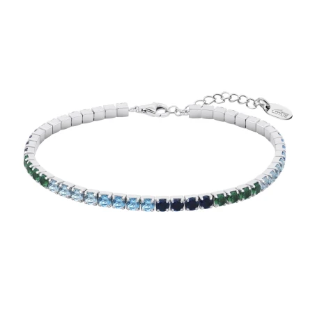 Pulsera Lotus Silver Plata y Circonitas Multicolor LP3452-2/4