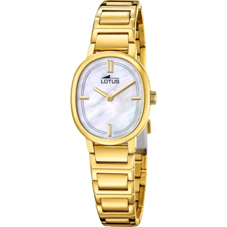 Reloj Lotus Old Money Dorado Analógico Mujer 19013/1