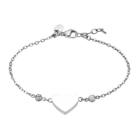Pulsera Lotus Style Bliss Corazon Acero y Cristales Brillantes LS2558-2/1