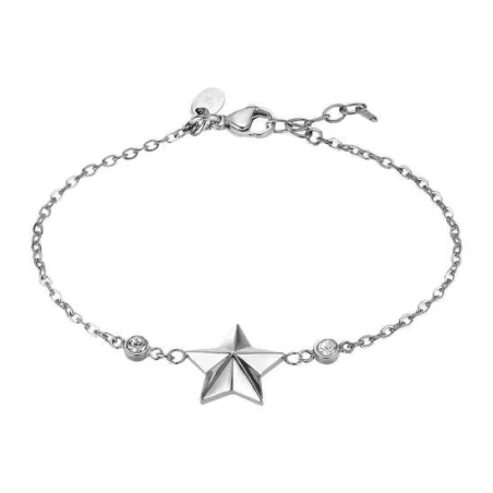 Pulsera Lotus Style Estrella Acero Inoxidable y Cristales Brillantes LS2599-2/1