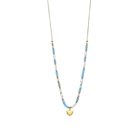 Collar Lotus Style Woman´s Heart Acero Baño Oro LS2553-1/3