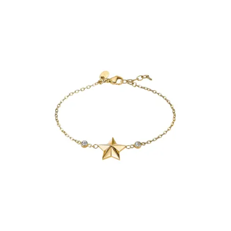 Pulsera Lotus Style Estrella Acero Baño Oro y Cristales Brillantes LS2599-2/2