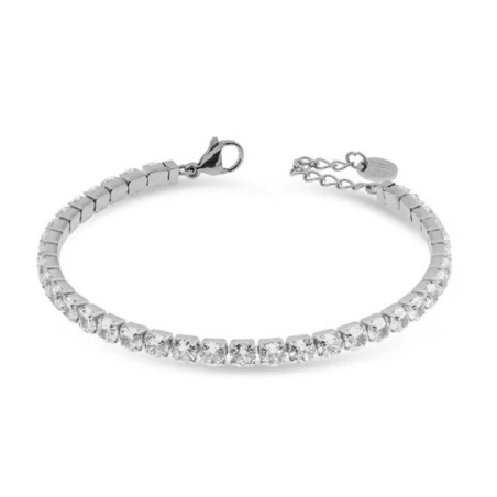 Pulsera Liu Jo Acero Plateado y Circonitas Blancas Mujer LJ2416