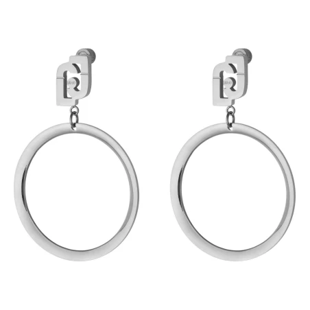 Pendientes Liu Jo Círculo Acero Baño Rodio LJ3055