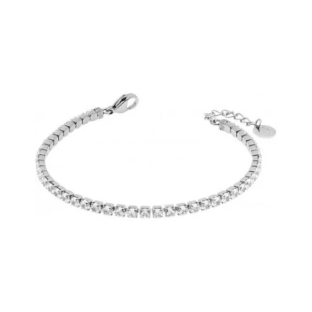 Pulsera Liu Jo Acero Plateado y Circonitas Blancas LJ2417