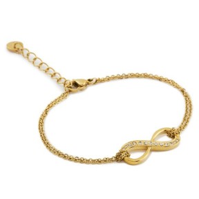 Pulsera Liu Jo Infinito Acero Baño Oro Mujer LJ2517