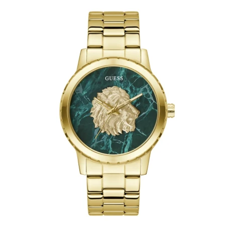 Reloj Guess Monarch Dorado y Verde Analógico Hombre GW0958G2