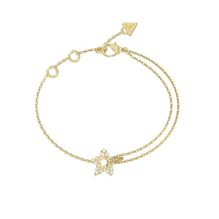 Pulsera Guess Iconique Estrella Acero Baño Oro...
