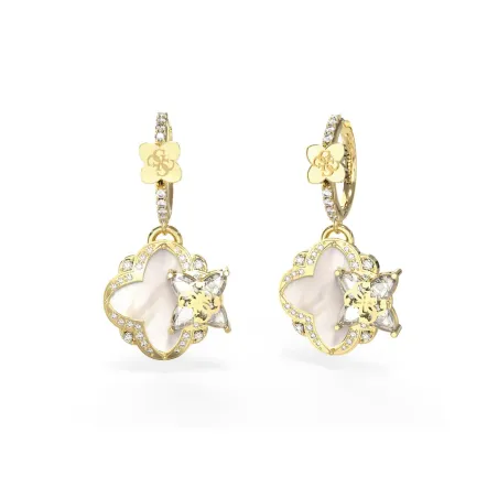 Pendientes Guess Wild Flower Acero Baño Oro JUBE05583JWYGT-U
