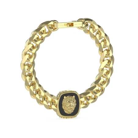 Pulsera Gues Lion King Acero Baño Oro Hombre JUMB04001JWYGBKS