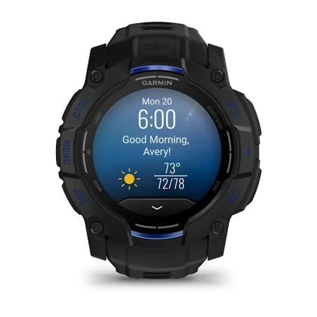 Smartwatch Garmin Instinct® 3 – 50 mm, AMOLED Negro 010-03020-03