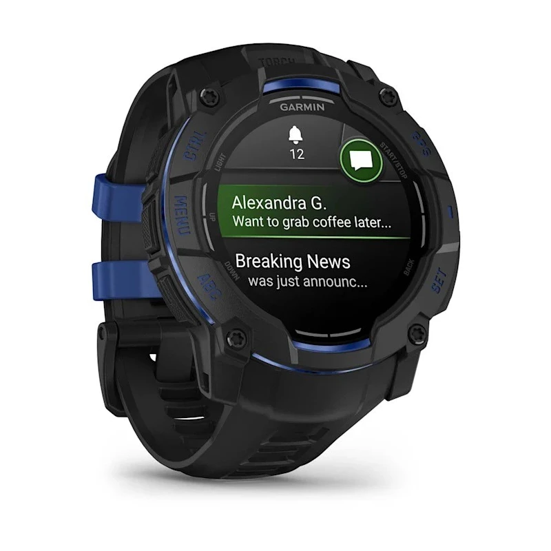 Smartwatch Garmin Instinct® 3 – 50 mm, AMOLED Negro 010-03020-03