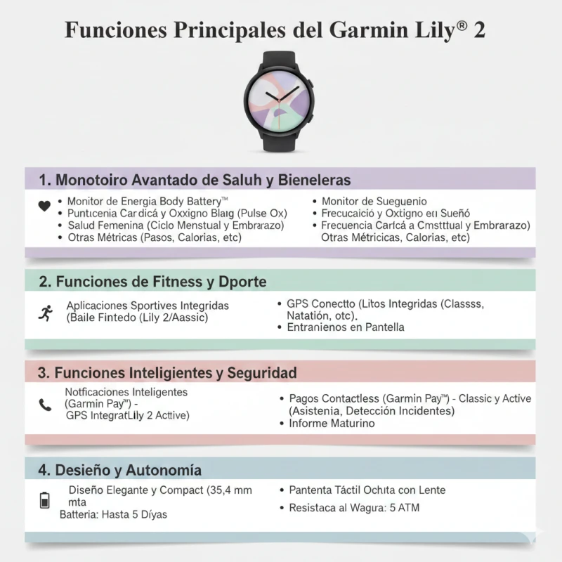 Smartwatch Garmin Lily 2 010-02839-00