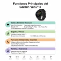 Smartwatch Garmin Venu 4 Negro 010-03014-00