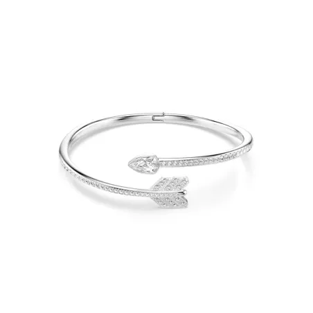 Pulsera Swarovski Idyllia Flecha Baño Rodio y Cristales Blancos  5737264