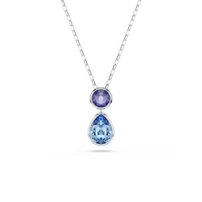 Gargantilla Swarovski Chroma Baño Rodio y Cristales...