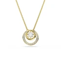 Gargantilla Swarovski Hipérbola Baño Oro y Cristales Blancos 5738248