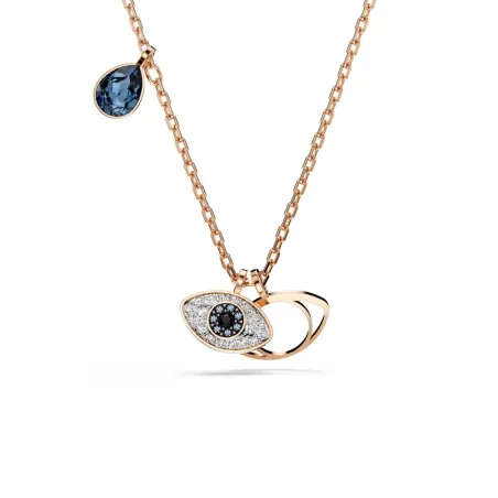 Gargantilla Swarovski Symbolica Ojo Turco Baño Rosado y Cristales Multicolor 5736984