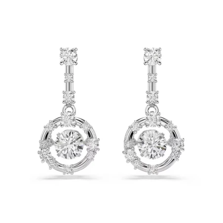 Pendientes Swarovski Constella Baño Rodio y Cristales Blancos 5738194