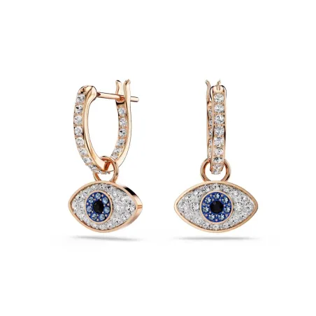 Pendientes Swarovski Symbolica Ojo Turco Baño Rosado y Cristales Multicolor 5736982
