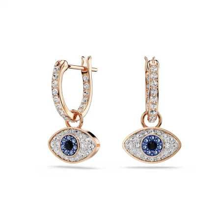 Pendientes Swarovski Symbolica Ojo Turco Baño Rosado y Cristales Multicolor 5736982