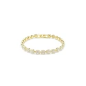 Pulsera Swarovski Una Angelic Baño Oro y Cristales Blancos 5749386