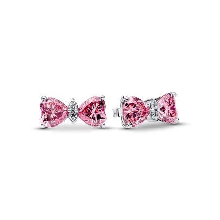 Pendientes Pandora Lazo Rosa Fantasía 294265C01