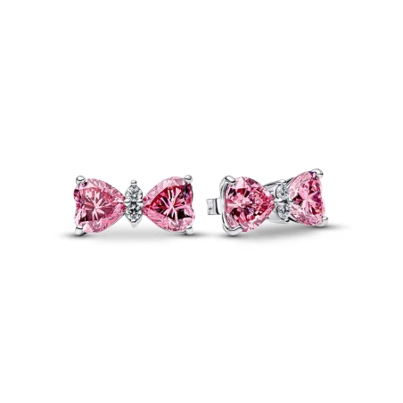 Pendientes Pandora Lazo Rosa Fantasía 294265C01