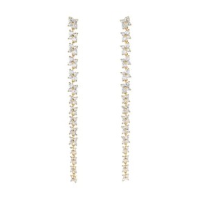 Pendientes Largos Agatha Paris Beloved y Circonitas...