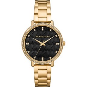 Reloj Michael Kors Pyper Analógico Dorado y Negro MK4916