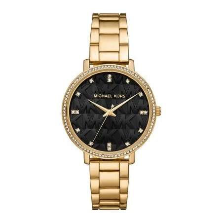 Reloj Michael Kors Pyper Analógico Dorado y Negro MK4916