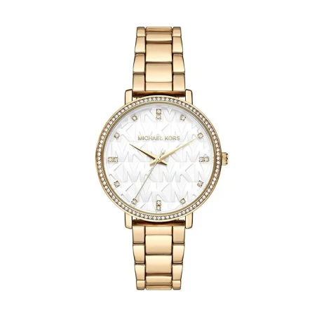 Reloj Michael Kors Pyper Analógico Dorado y Blanco MK4919