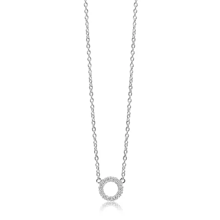 Gargantilla Sif Jakobs Biella Plata y Circonitas 10909