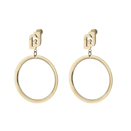 Collar Liu Jo Acero Baño Oro y Circonitas Mujer LJ3059