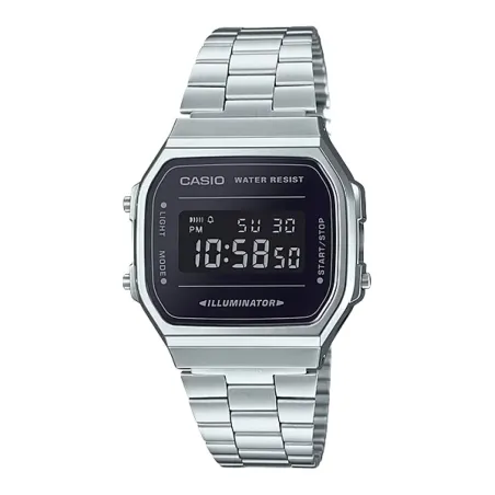 Reloj Casio Iconic Plateado Digital Unisex A168WEM-1EF