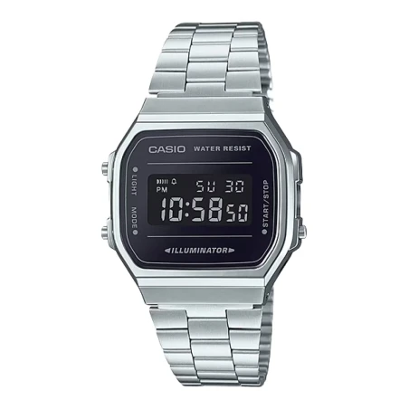 Reloj Casio Iconic Plateado Digital Unisex A168WEM-1EF