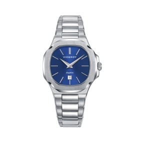 Reloj Viceroy Plateado y Azul Analógico Mujer 45110-37