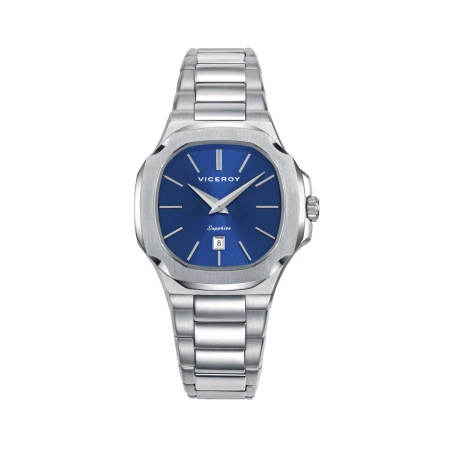 Reloj Viceroy Plateado y Azul Analógico Mujer 45110-37