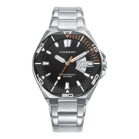 Reloj Viceroy Heat Plateado y Negro Analógico Hombre 46847-57
